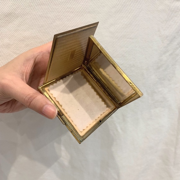 Vintage Abalone Shell Inlay Checkerboard compact - Picture 5 of 6